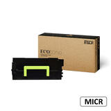 Premium Quality Lexmark 58D1U00 MICR Remanufactured Black Toner Cartridge Ultra High Yield- Ecotone®