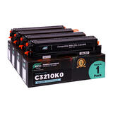 Lexmark C3210K0 C3210C0 C3210M0 C3210Y0 Compatible Toner Cartridge Combo BK/C/M/Y - Ecosaver