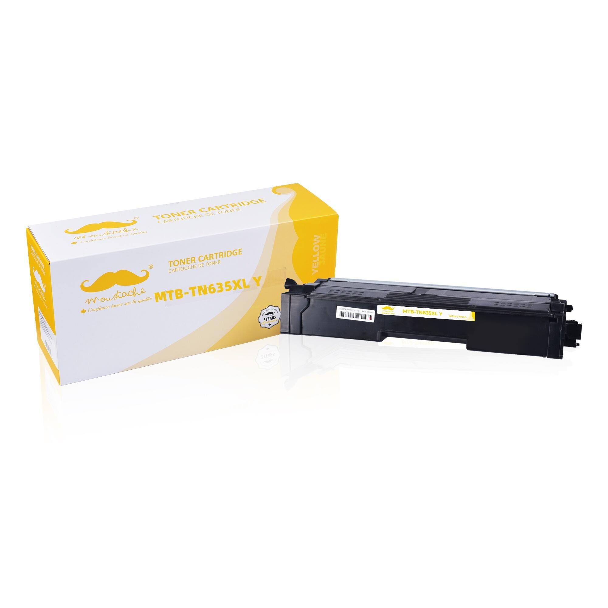 Brother TN635XL Y compatible Black Toner Cartridge 6500 Pages - Moustache®