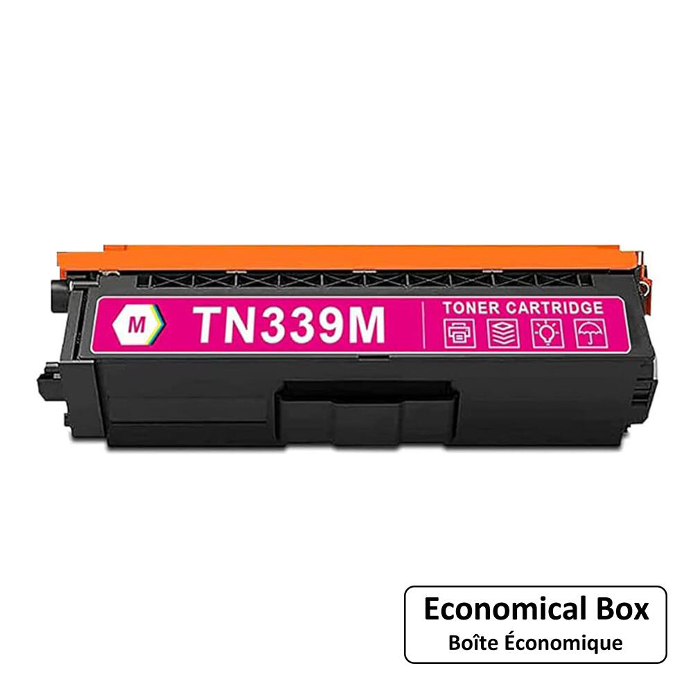 Brother TN339M Compatible Magenta Toner Cartridge Extra High Yield - Economical Box
