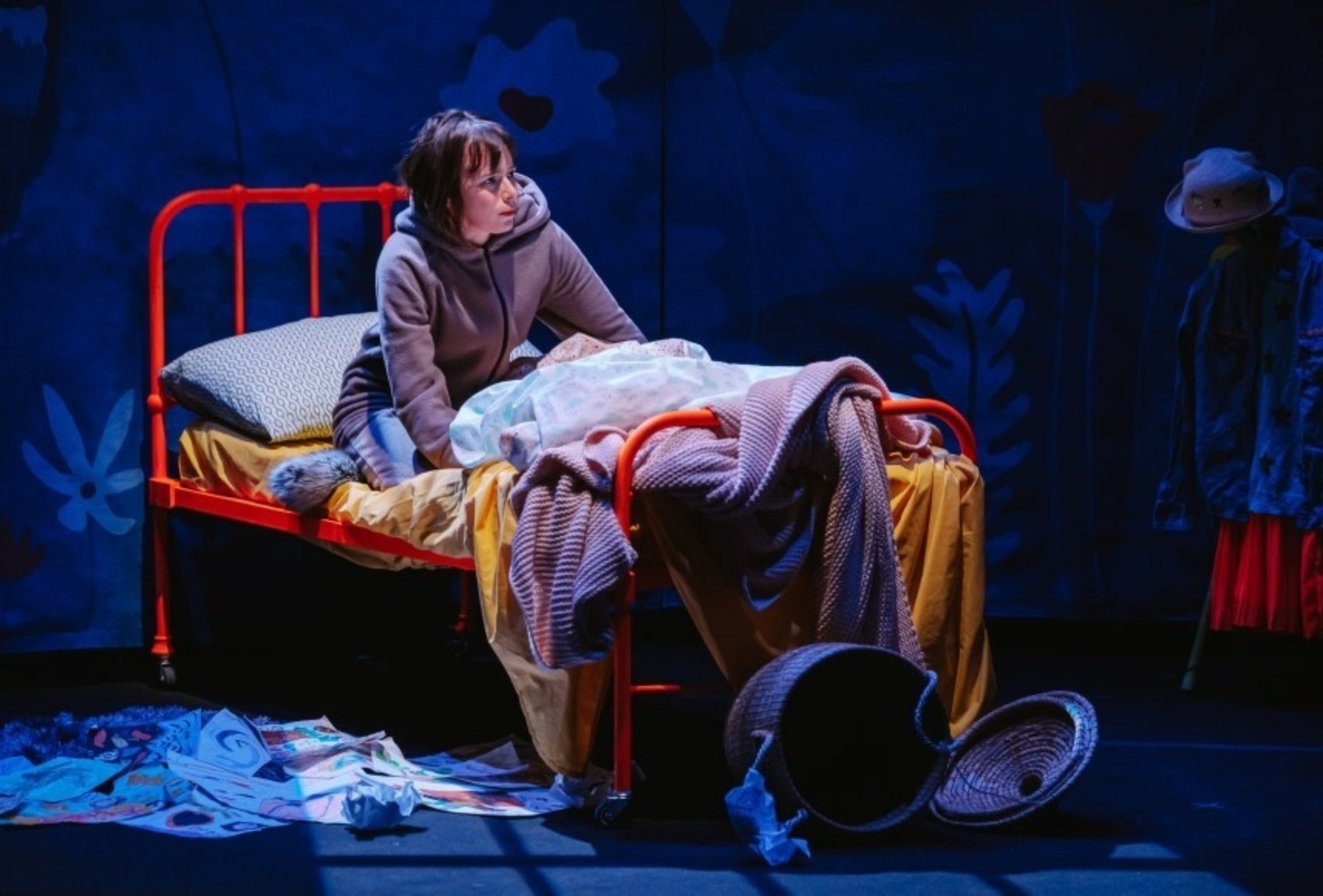 Photo de Lou dans son lit