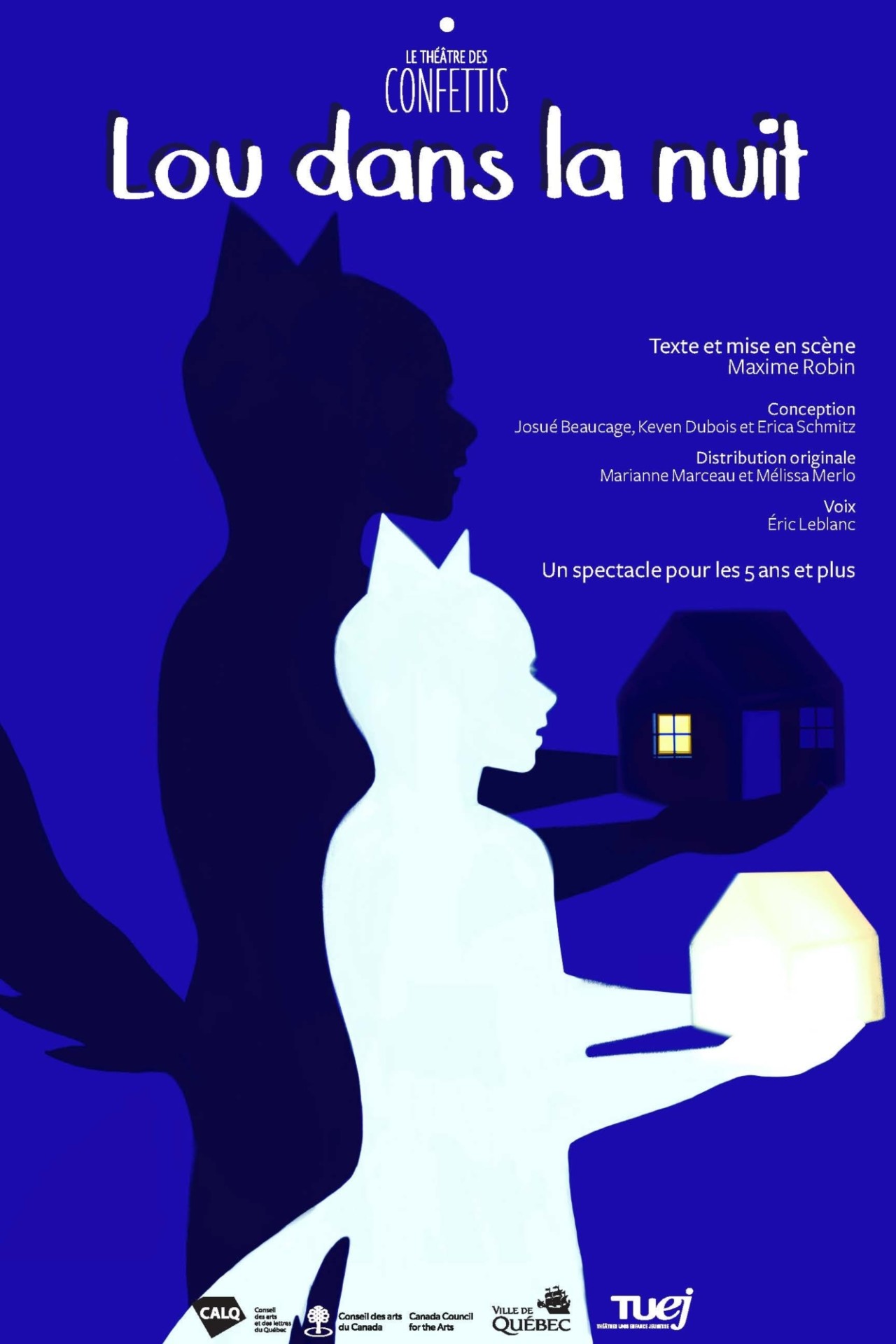 Affiche du spectacle Lou dans la nuit