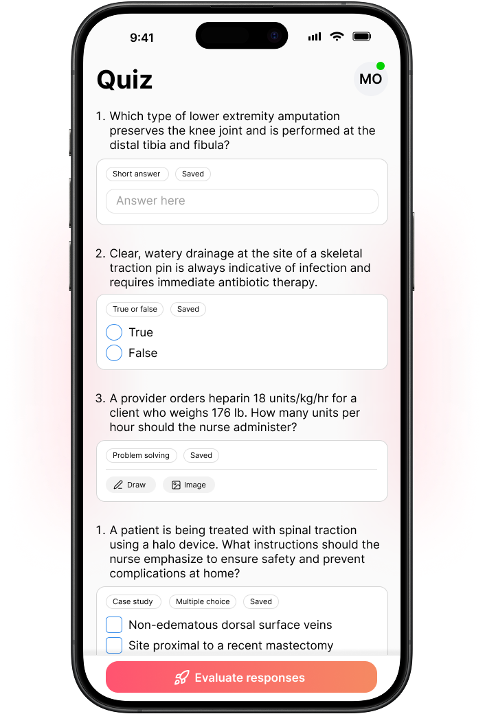 Tandral Mobile App - Exam Feature