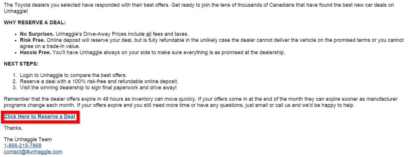 Offers Ready Email