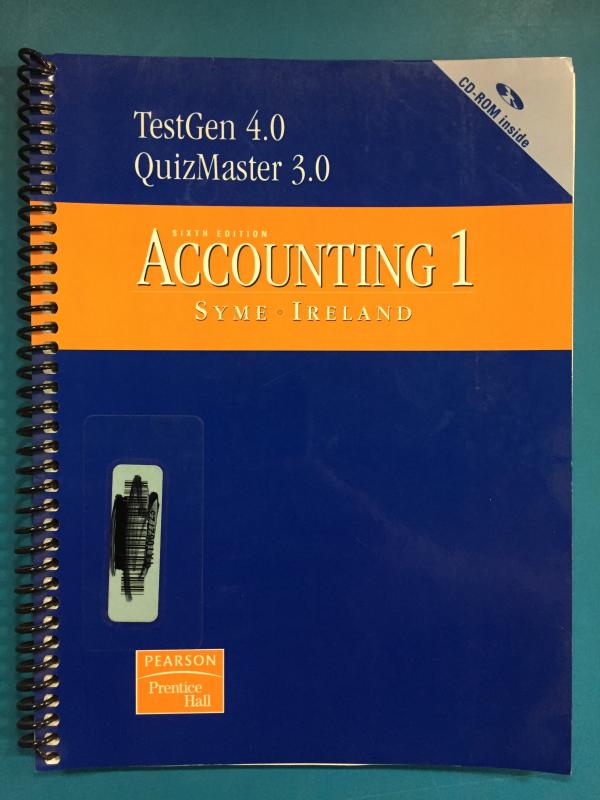 Accounting 1 6/E Computerized Test Bank