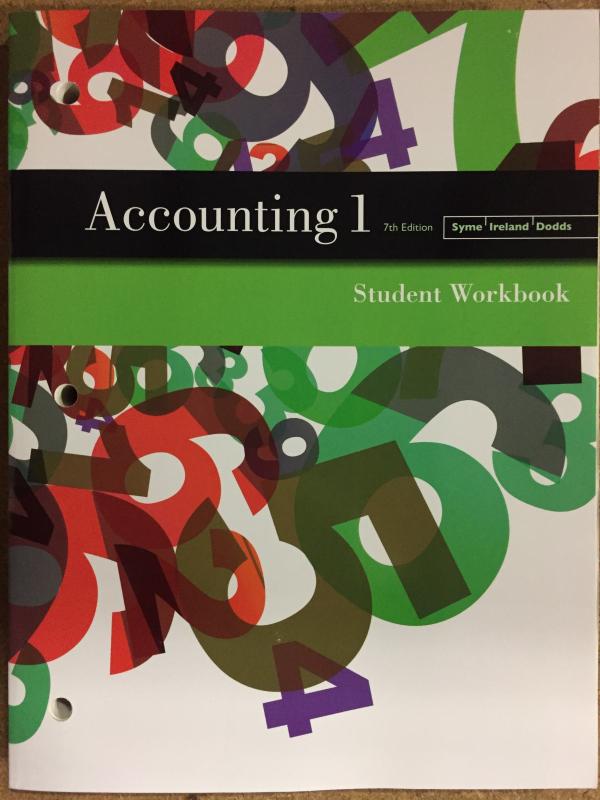 Accounting 1 7/E Workbook