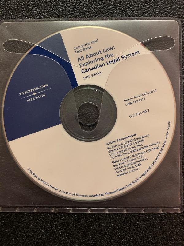 All About Law 5/E Comp Test Bank