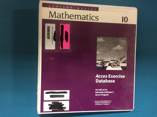 Aw Math 10 Wce Acces Exercise Database