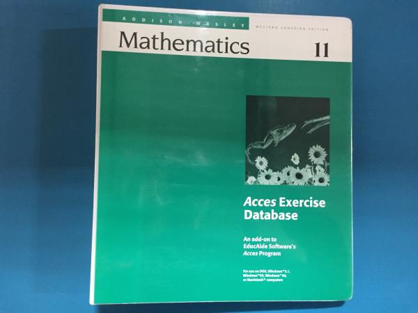 Aw Math 11 Wce Access Exercise Database