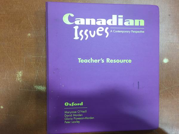 Canadian Issues Teacher's Resource