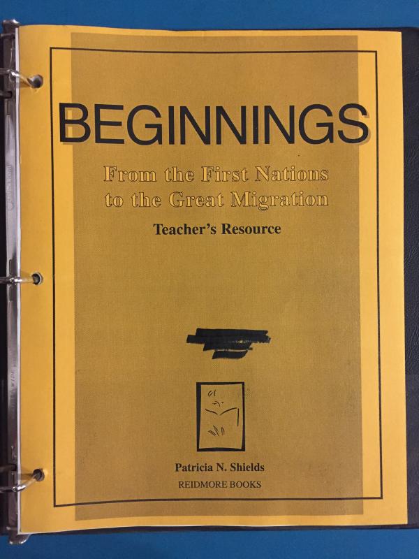Beginnings: From First Nations to the TR