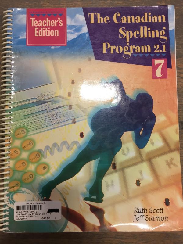 CDN Spelling Program 2.1 GR 7 Te