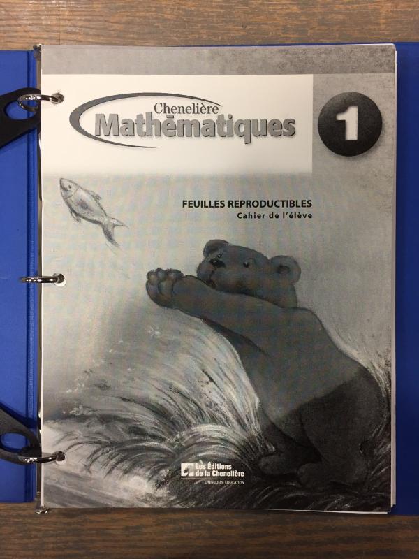 Mathematiques 1e Annee Feuilles Reproduc