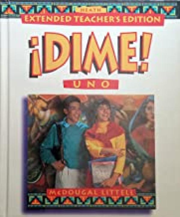 Dime Uno 1997 Extended Teacher Edition