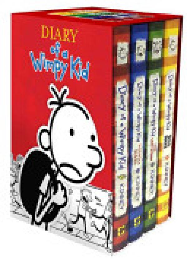 Diary of a Wimpy Kid Box of Books 1-4 Re