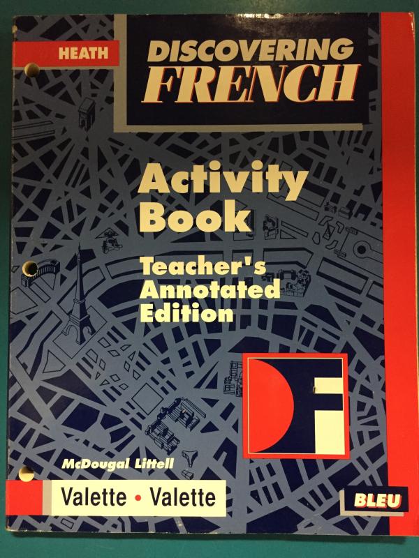 Discovering French 1 Bleu '01 WB Te