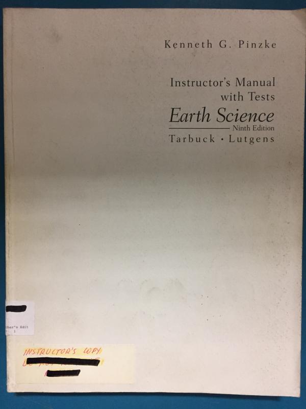 Earth Science 9/E IM (Tarbuck)