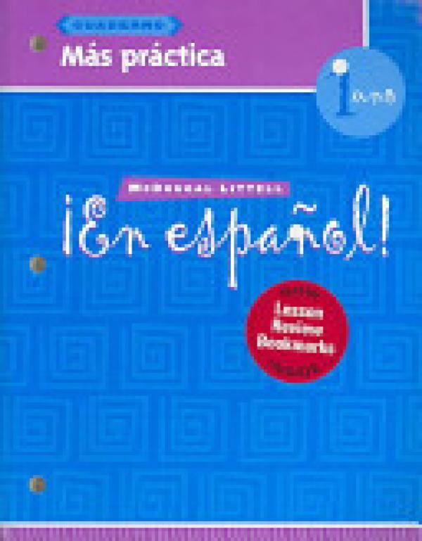 En Espanol Level 1 Mas Practica Cuadern