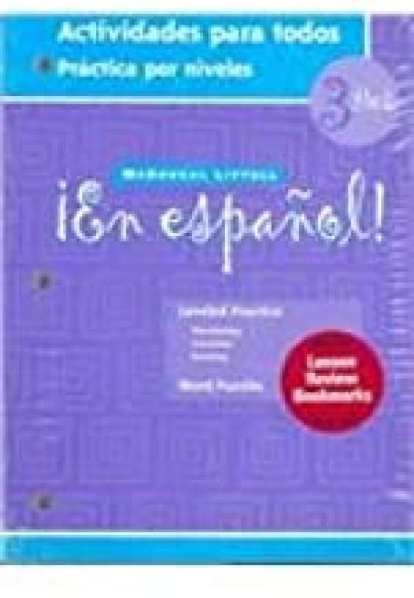 En Espanol LVL 3 Actividades Para Todas