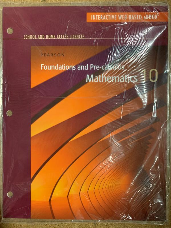 Foundations & Precalc Math 10 WNCP Ebook