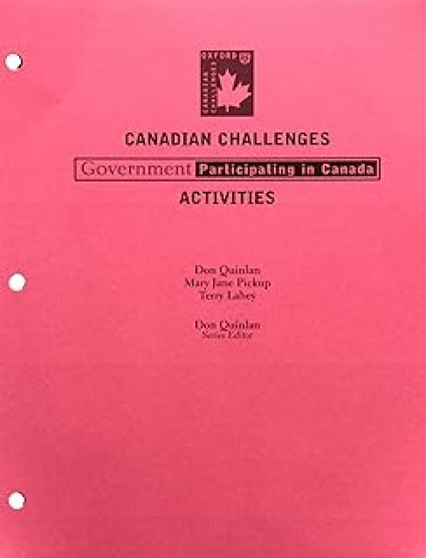 Government: Participating in Canada TG
