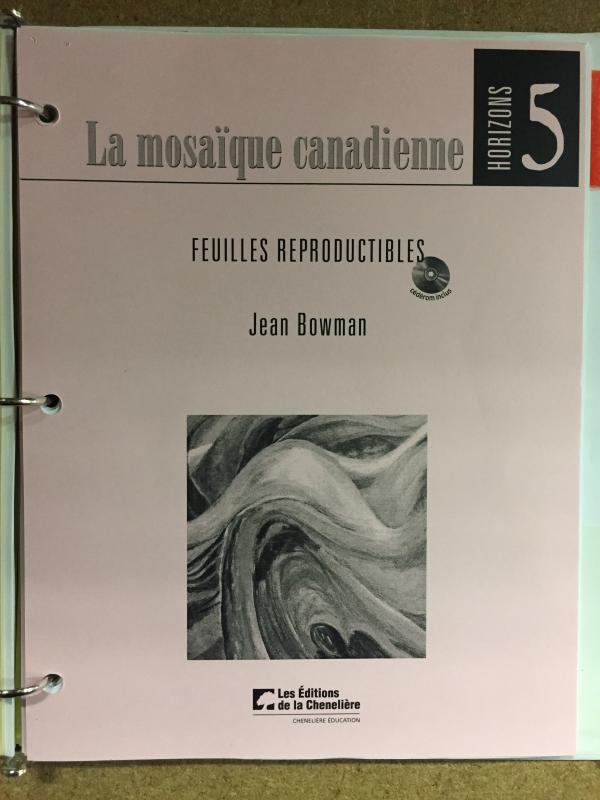 Horizons 5: La Mosaique Canadienne BLM