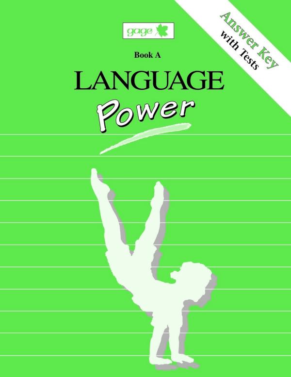 Language Power (A) Answer Key