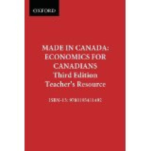 Made in Canada Economics for Canadian TR