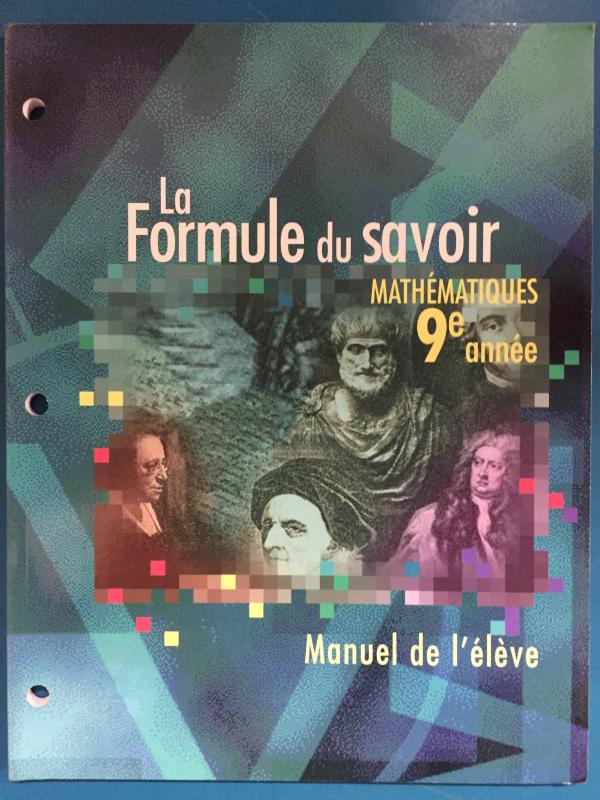 La Formule Du Savoir Mathematiques 9e