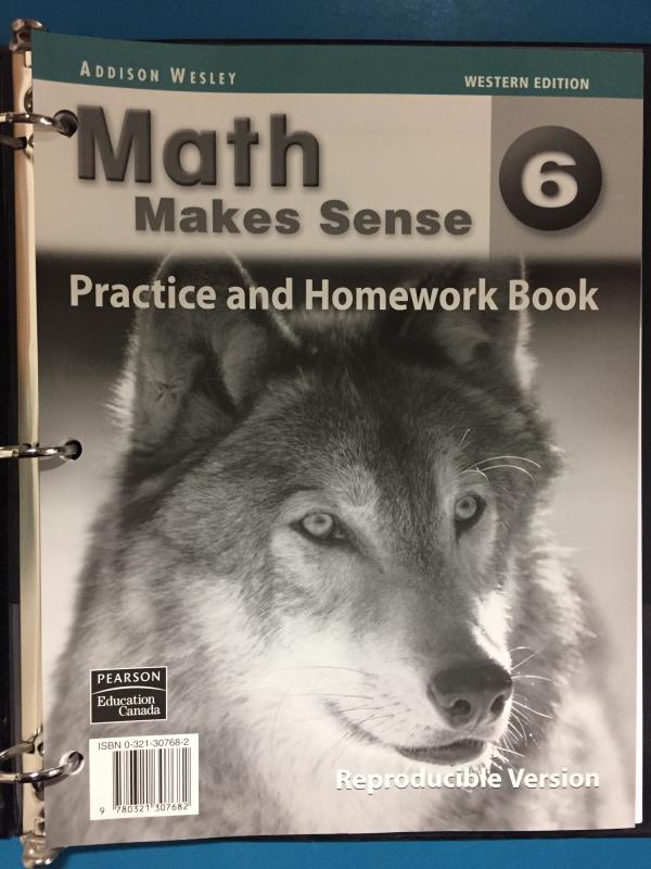 Math Makes Sense 6 Western Prac & HW BLM