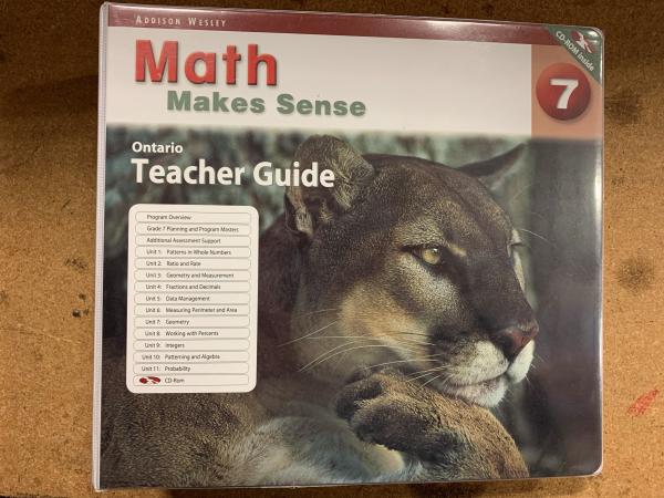 Math Makes Sense 7 Ontario TG & CD