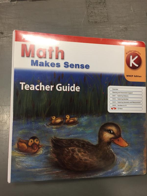 Math Makes Sense K WNCP TG & CD-Rom