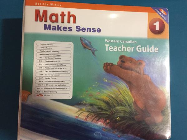 Math Makes Sense 1 Western TG & CD
