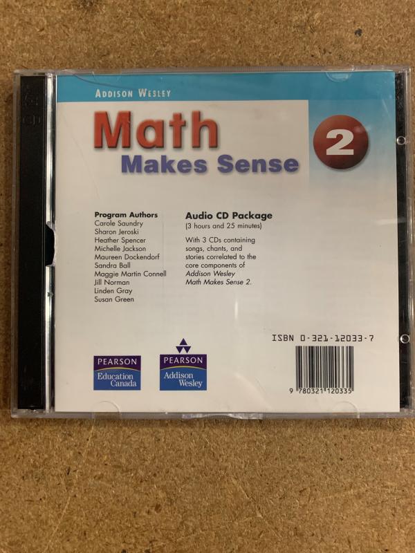 Math Makes Sense 2 National Audio CD