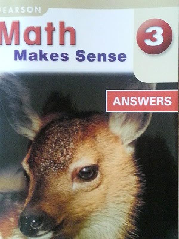 Math Makes Sense 3 WNCP Answer Key