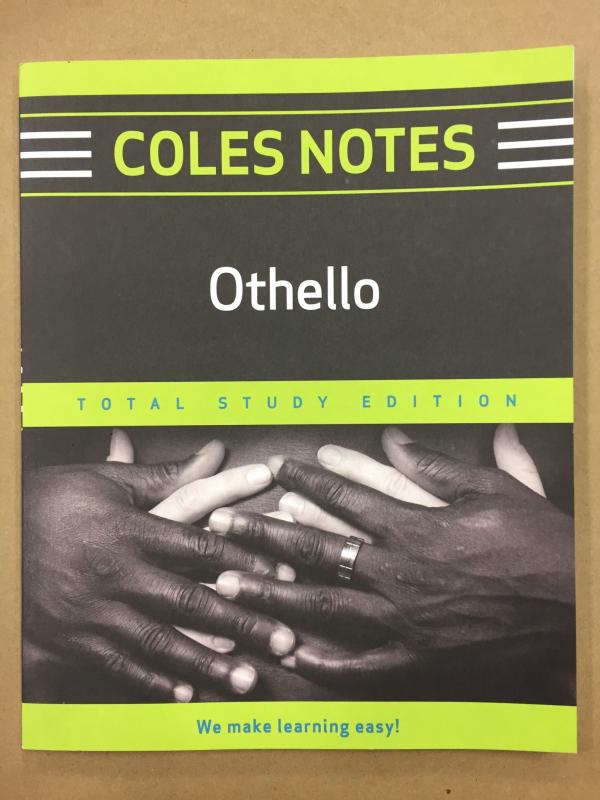 Othello Coles Notes Tse 2012