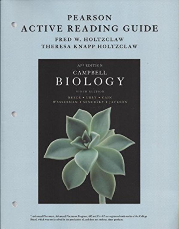Pearson Active Reading Guide Campbell Bi