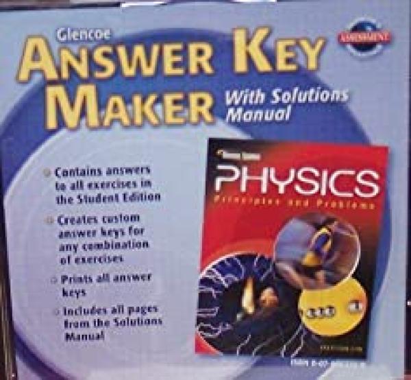 Physics: Principles and Prob Answr Key