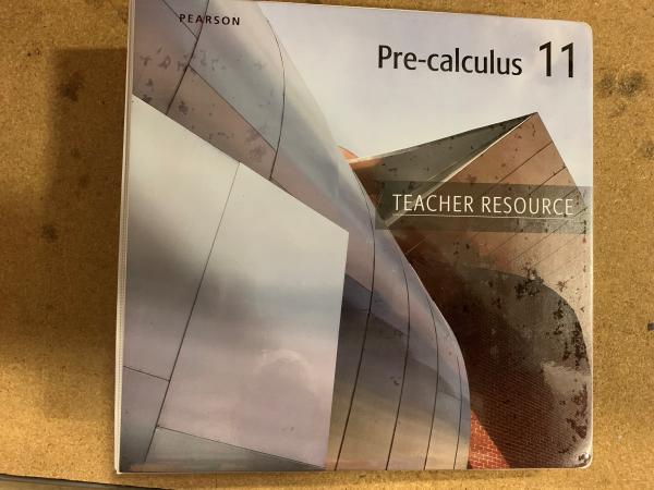 Pre-Calculus 11 (Pearson 2011)TR & DVD
