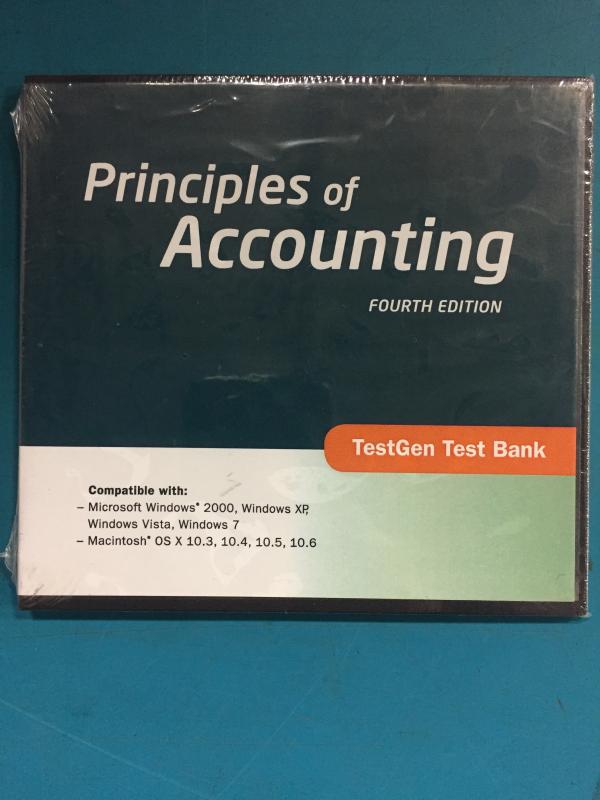 Principles of Accounting 4e Testbank