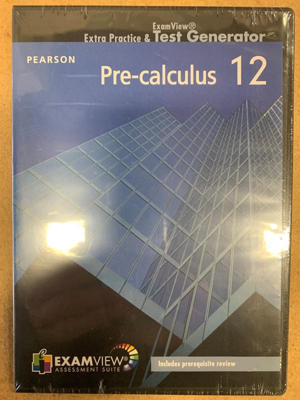 Pre-Calculus 12 Examview & Test Gen CD