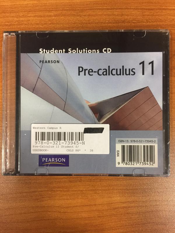 Pre-Calculus 11 Student Solutions CD