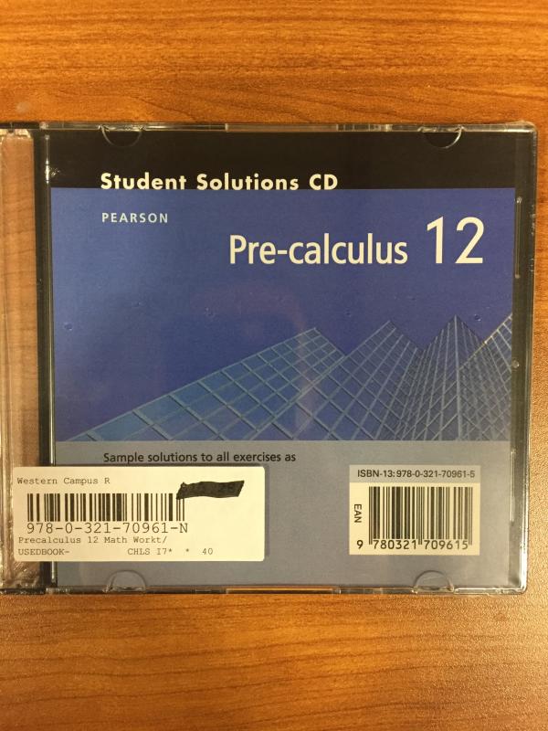 Pre-Calculus 12 Student Solutions CD