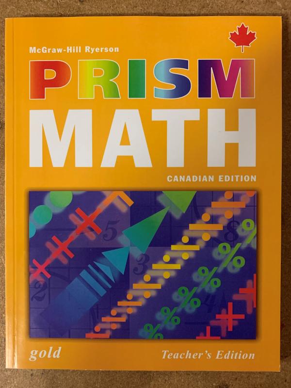 Prism Math LVL 1 Gold CDN Edition Te