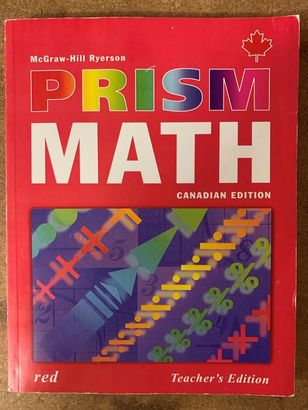 Prism Math LVL 3 Red CDN Edition Te