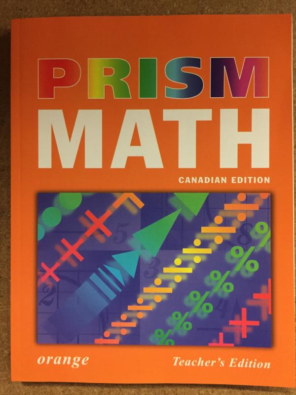 Prism Math LVL 4 Orange CDN Edition Te