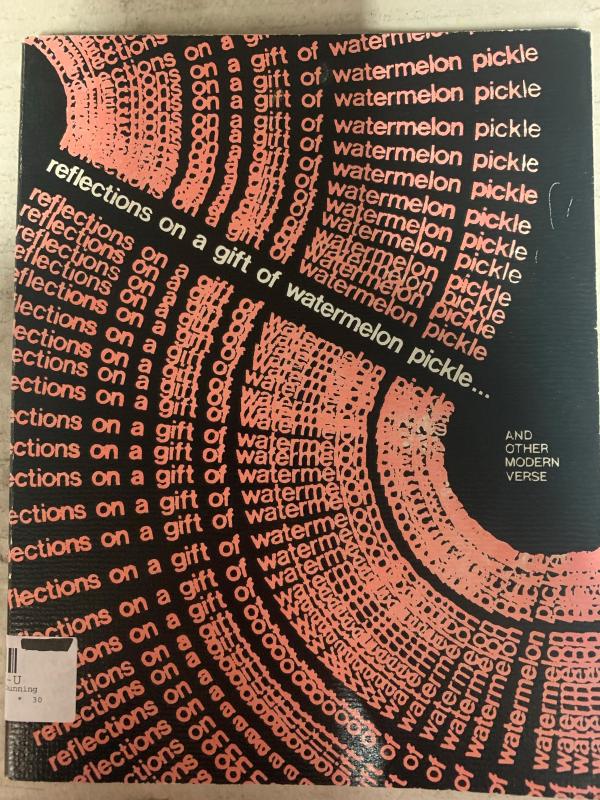 Reflections on a Gift of Watermelon Pick