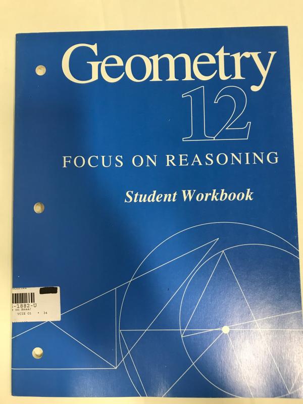 Geometry 12 Focus on Reasoning STDNT WKB