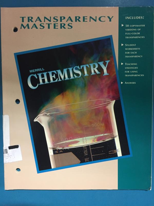 Merrill Chemistry 2/E Transparency Maste