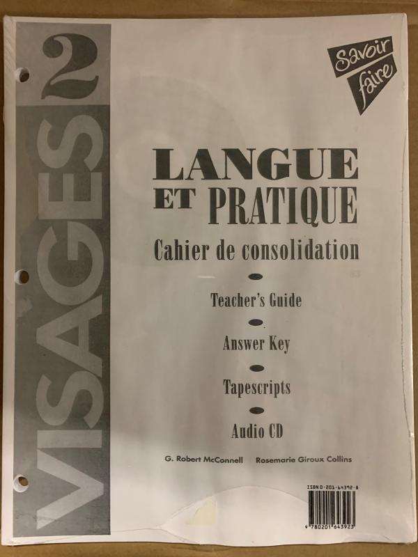 Visages 2 Langue Et Pratique Cahier De C
